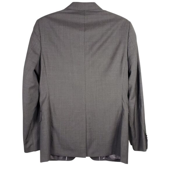 Banana Republic Sport Coat Men 38R Brown Marzotto Wool Slim Peak Jacket Blazer - Picture 2 of 16